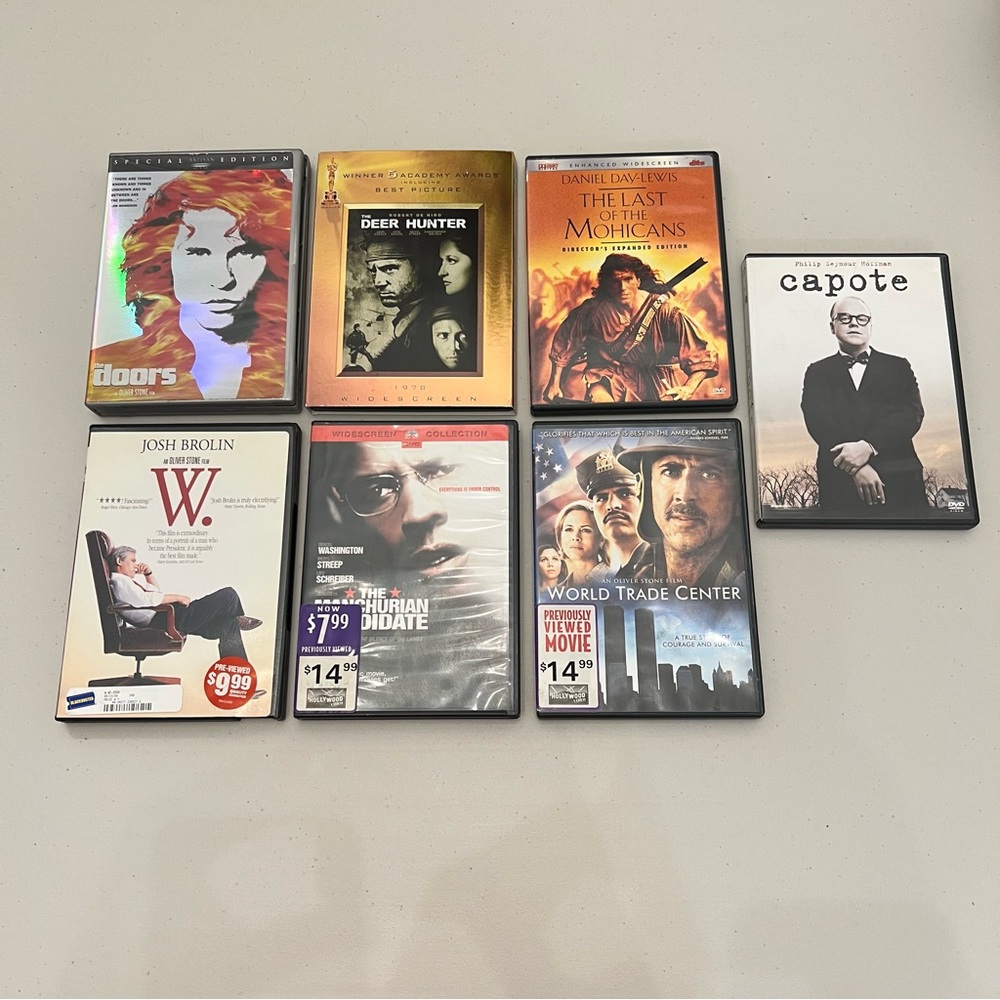 7 Movies - Drama, Action, Suspense, Various Genre Hit Movies DVD Bundle